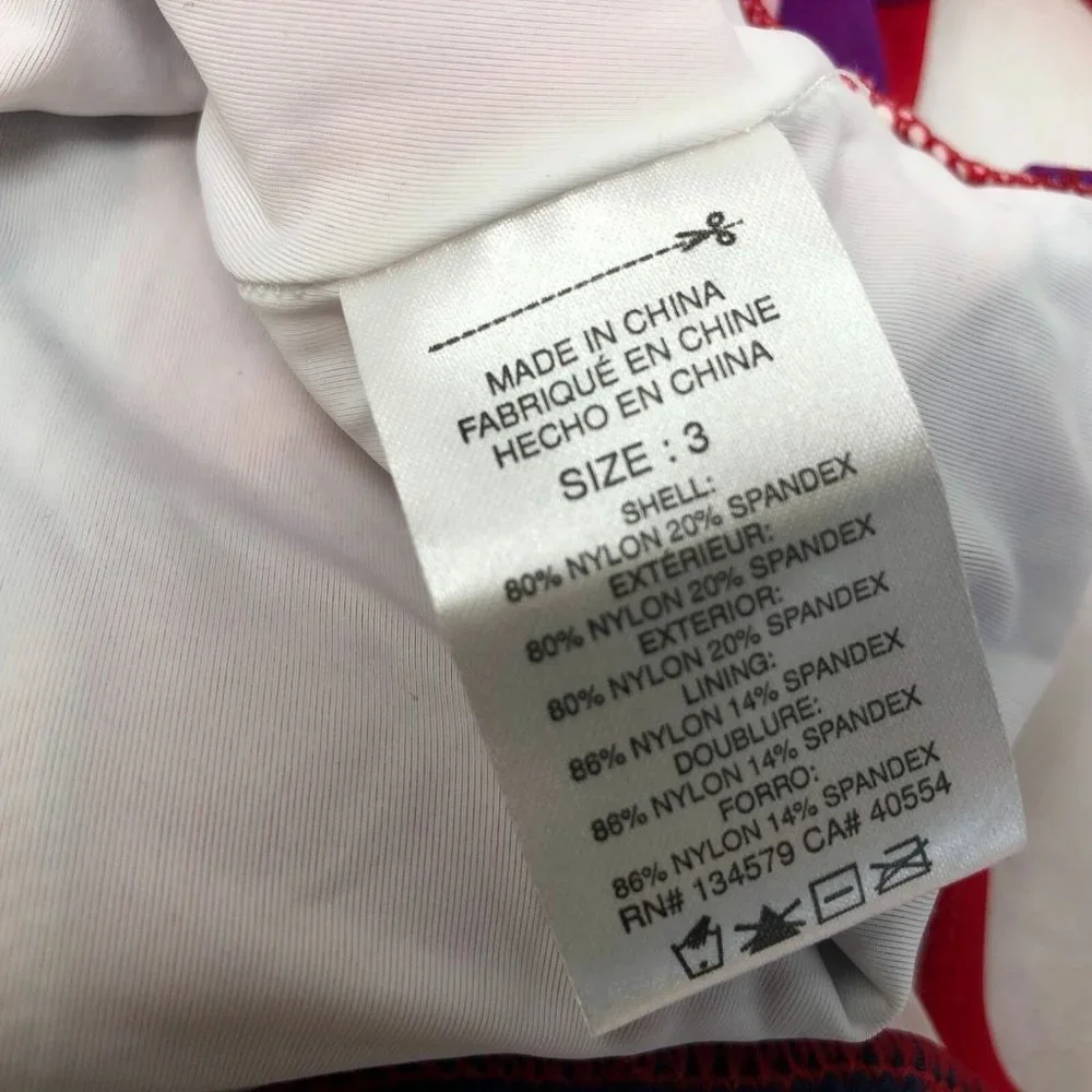 Sundry Anthropologie Colorblock One Piece Swim Suit Size Large 3 Bathing Suit - Picture 13 of 16